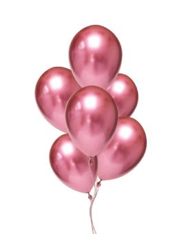 __6 Globos rosados